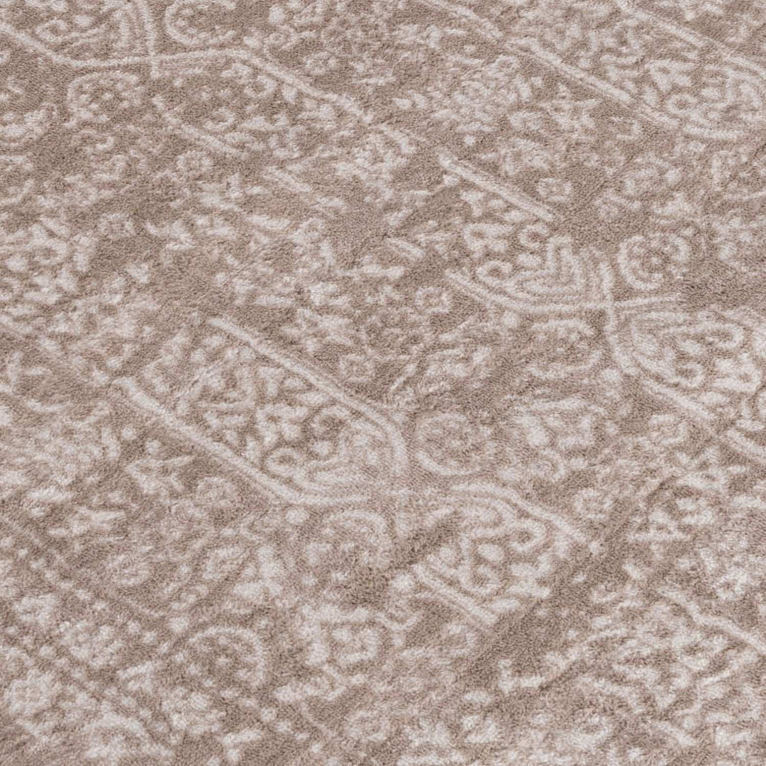 Living Room Rug Vintage Design In Beige high durability