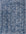 Living Room Rug Vintage Design In Blue