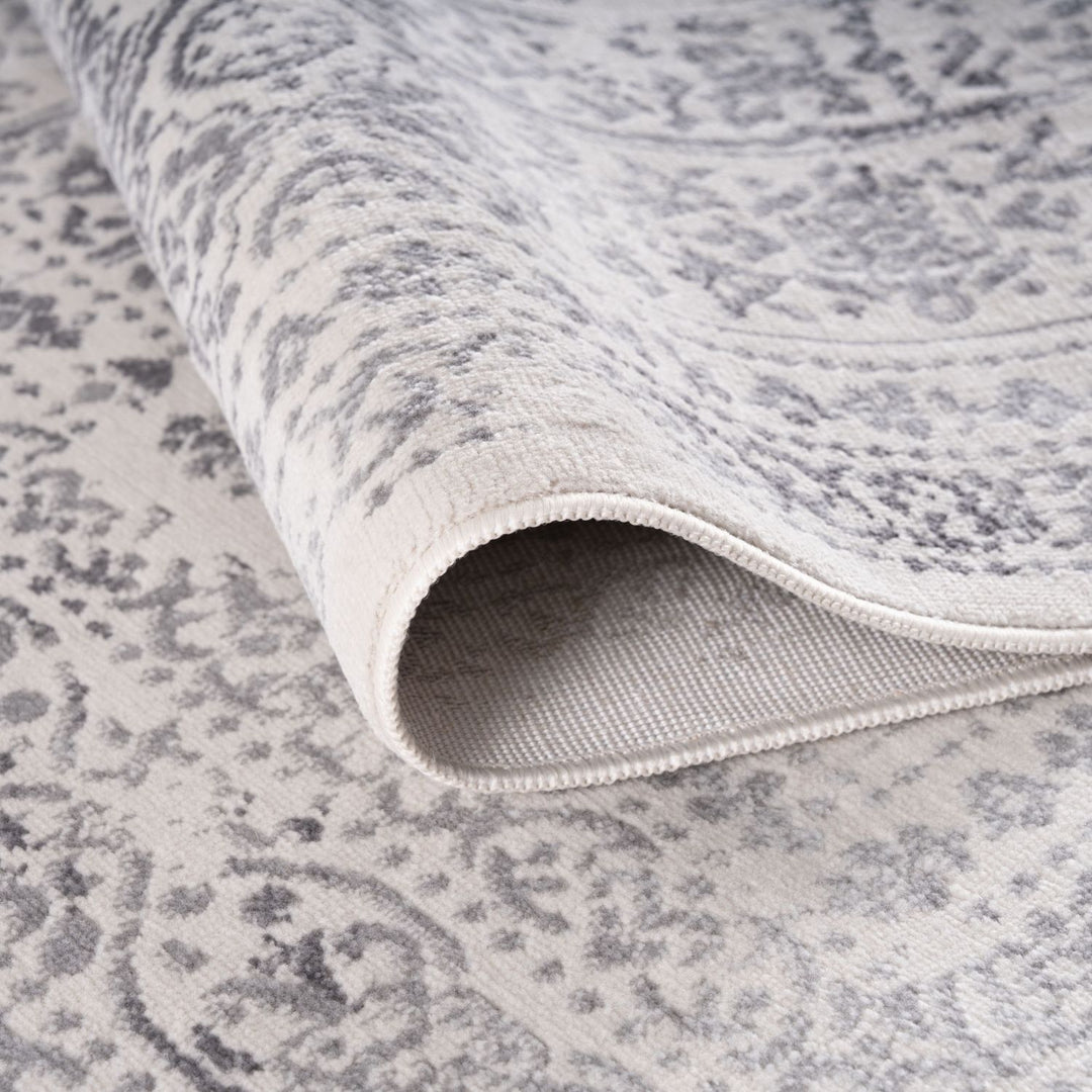 Living Room Rug Vintage Design In Cream