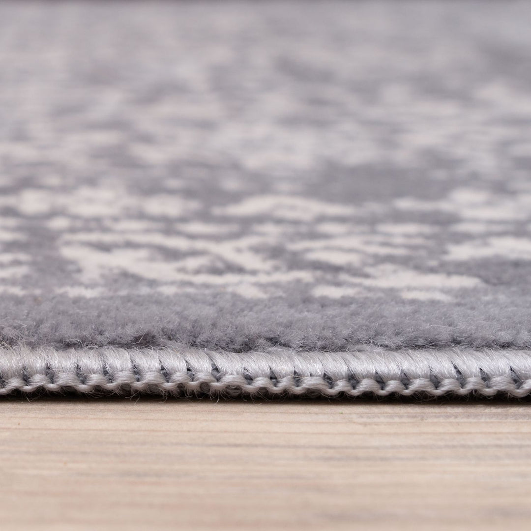 Living Room Rug Vintage Design In Grey
