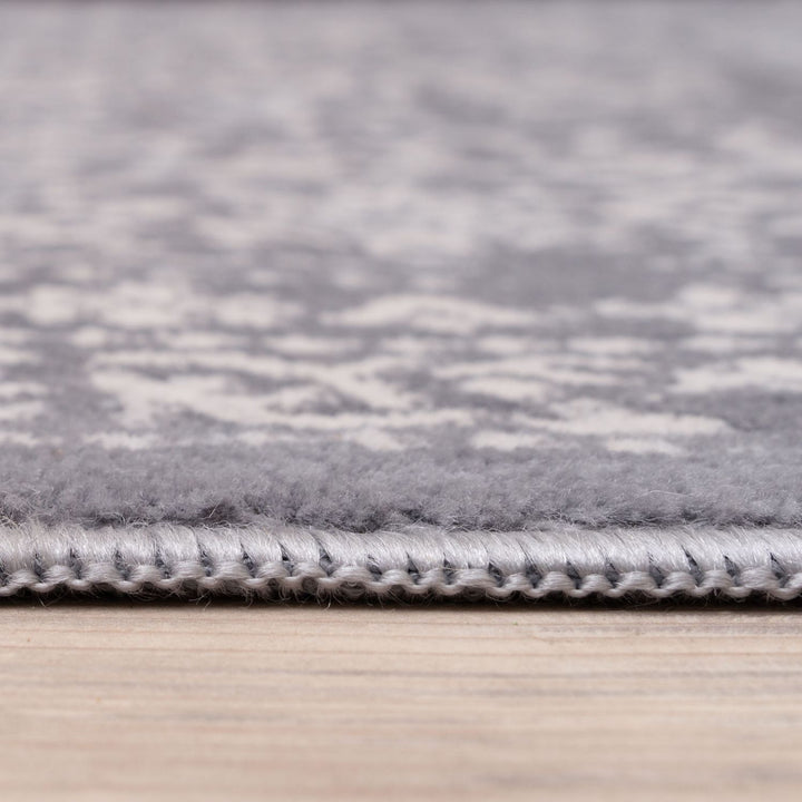 Living Room Rug Vintage Design In Grey