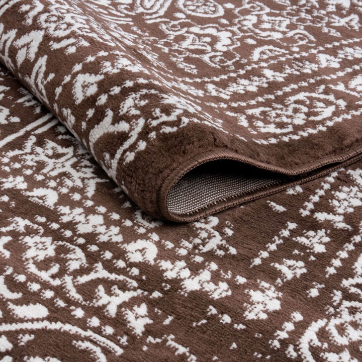 Montana Vintage Brown Rug, Easy To Clean, Stain-Resistant, Fade-Resistant, Jute backing | The Rugs