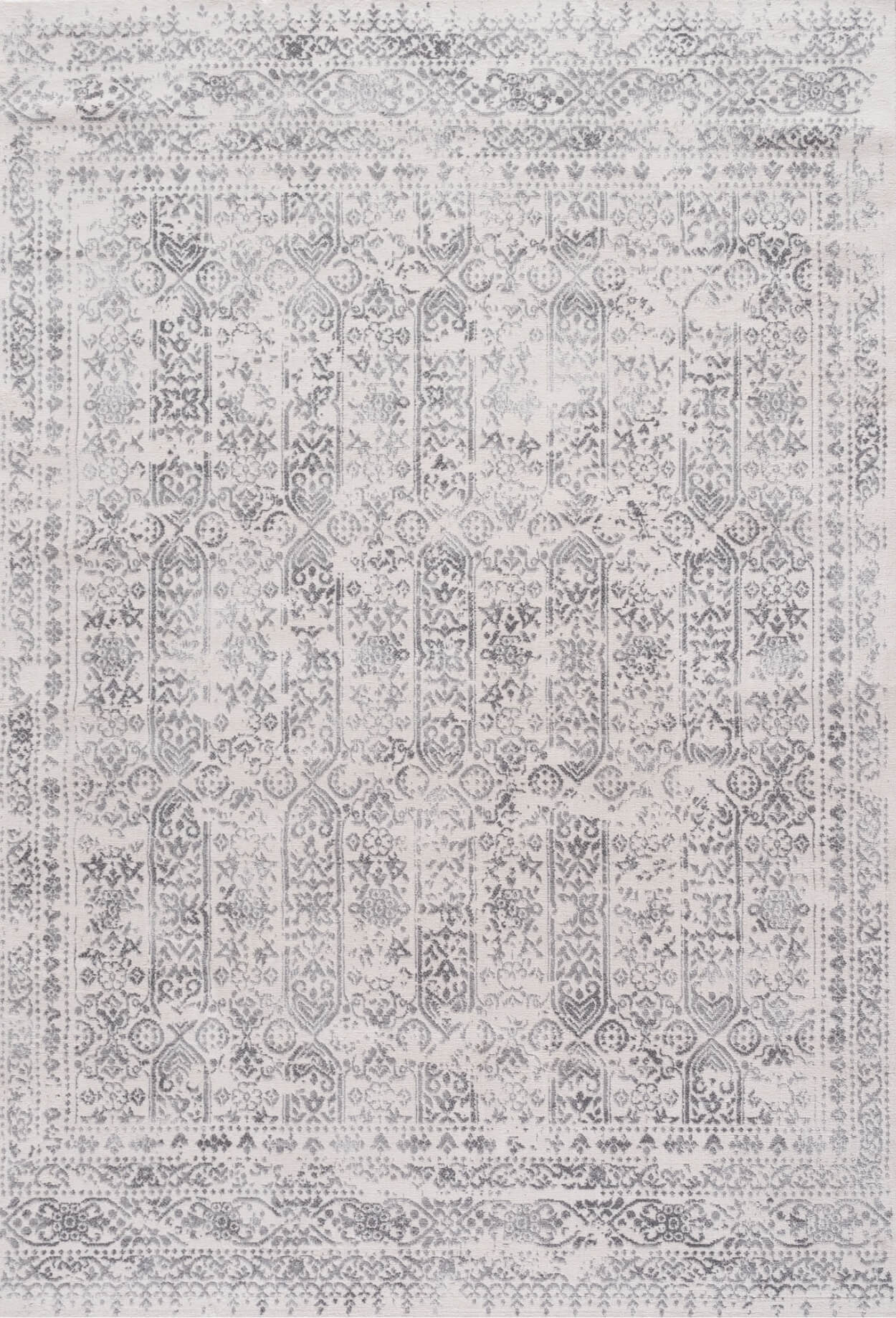 Living Room Rug Vintage Design In Cream