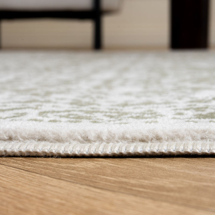 Montana Vintage Cream Green Rug, Effortless Upkeep, stain-resistant, fade-resistant, eco-friendly | The Rugs