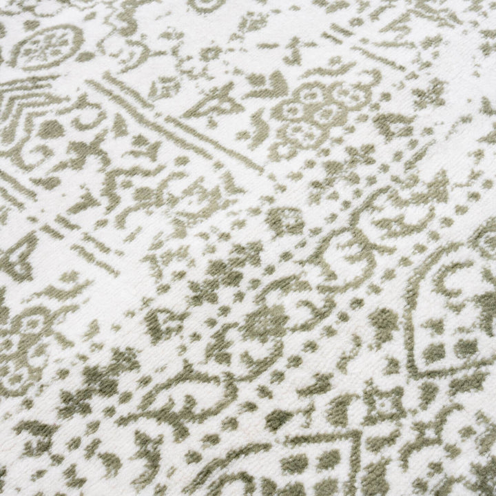 Montana Vintage Cream Green Rug, Effortless Upkeep, stain-resistant, fade-resistant, eco-friendly | The Rugs