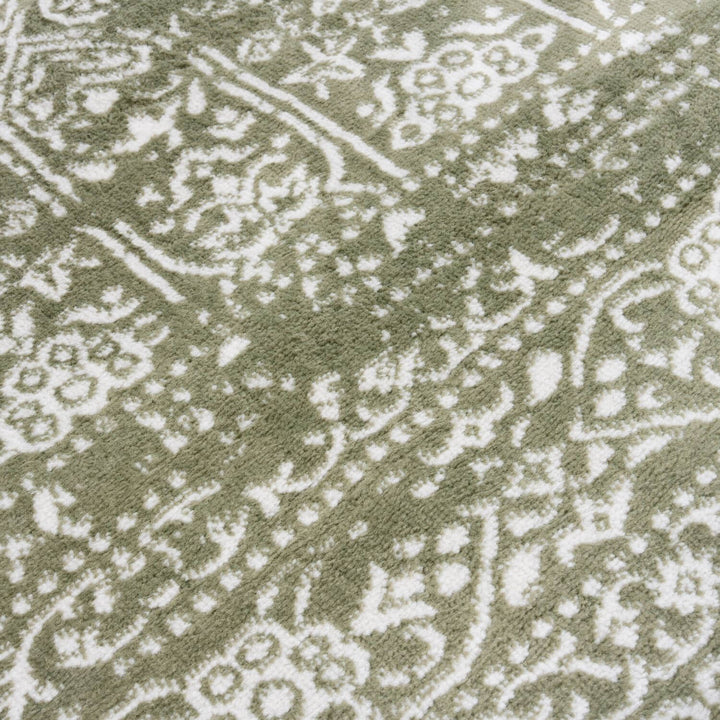 Montana Vintage Green Rug, Effortless Upkeep, stain-resistant, fade-resistant, eco-friendly | The Rugs