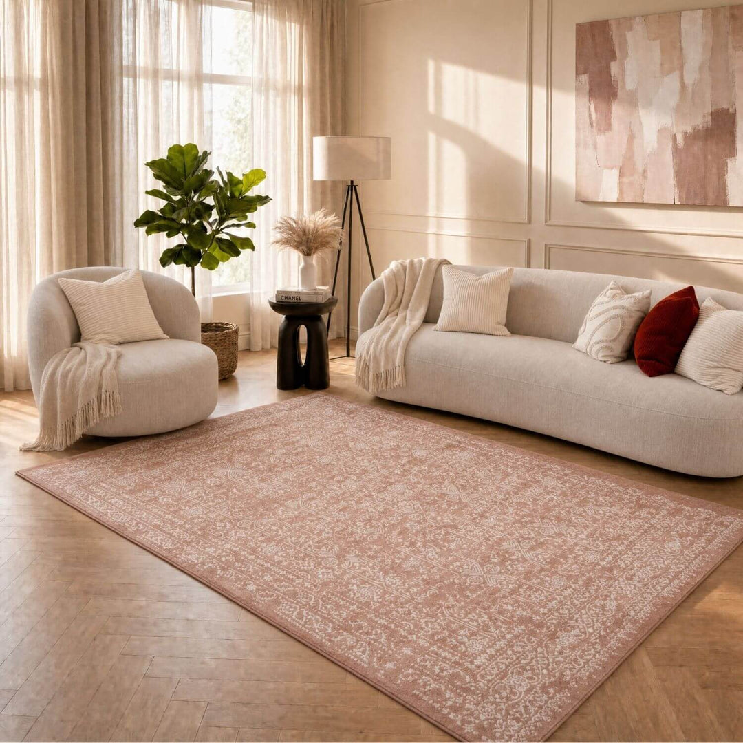 Montana Vintage Cream Terra Rug, Effortless Upkeep, 10 mm, fade-resistant, eco-friendly | The Rugs