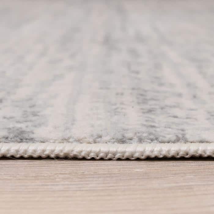 Living Room Rugs - Montana Solid Design in Cream & Grey