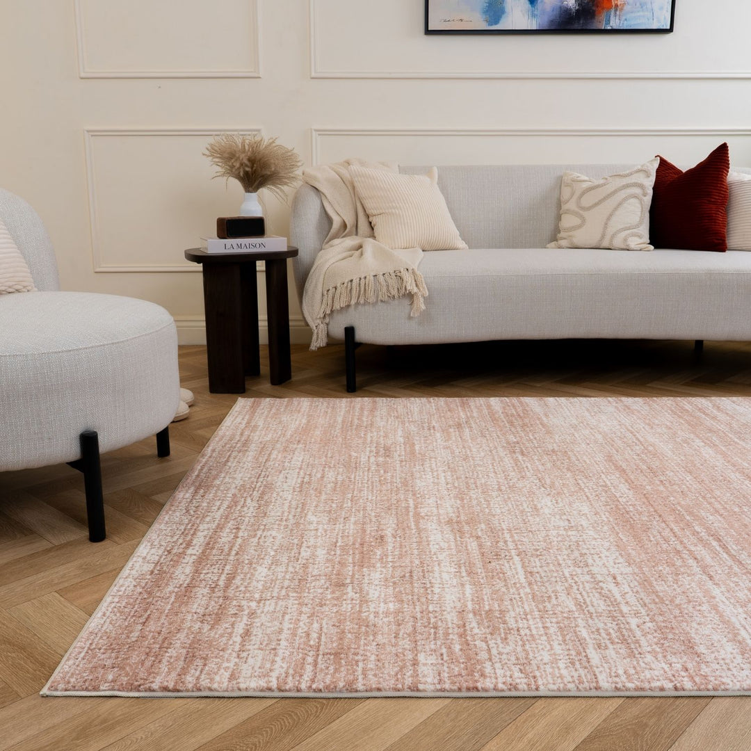Montana Abstract Rose Rug non-shedding, easy to clean, eco-friendly | The Rugs