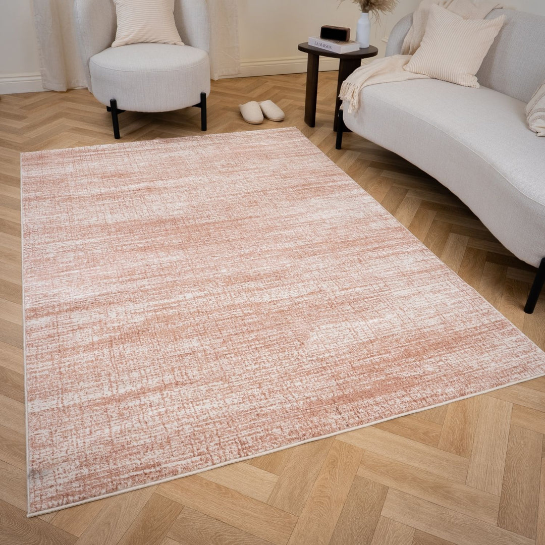 Montana Abstract Rose Rug non-shedding, easy to clean, eco-friendly | The Rugs