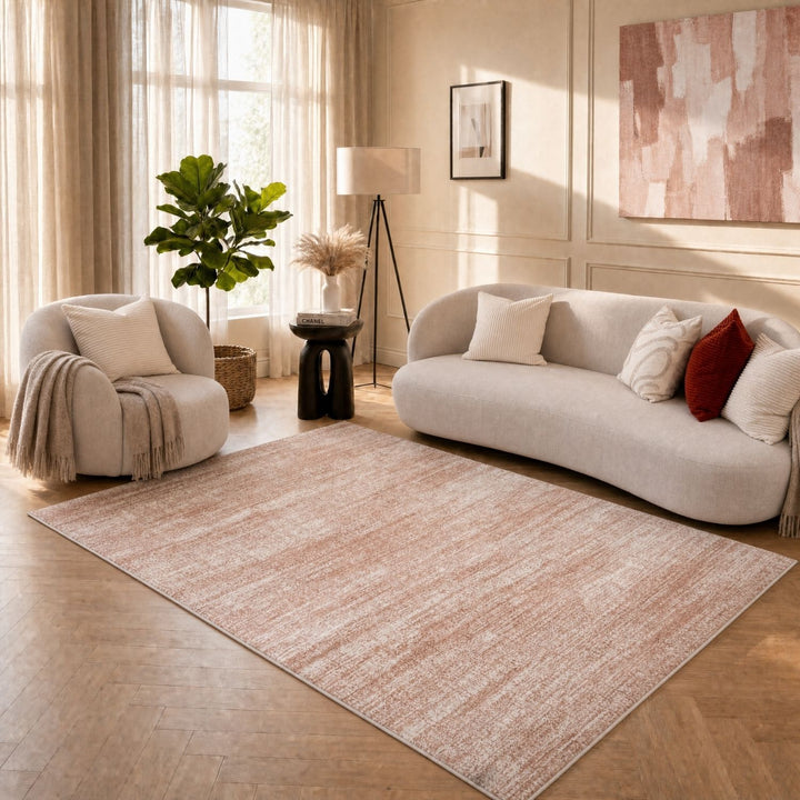 Montana Abstract Rose Rug non-shedding, easy to clean, eco-friendly | The Rugs