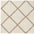 Diamond Design Thick Shaggy Area Rugs Ivory Beige | The Rugs