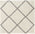 Diamond Design Thick Shaggy Area Rugs Ivory | The Rugs