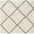 Diamond Design Thick Shaggy Area Rugs Ivory | The Rugs