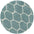 Trellis Design Thick Shaggy Area Rugs Duck Egg Blue