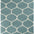 Trellis Design Thick Shaggy Area Rugs Duck Egg Blue