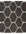 Trellis Design Thick Shaggy Area Rugs Dark Grey | The Rugs