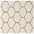 Trellis Design Thick Shaggy Area Rugs Ivory Beige | The Rugs