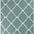 Moroccan Design Shaggy Area Rugs Duck Egg Blue | The Rugs