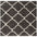Moroccan Design Thick Shaggy Area Rugs Dark Grey | The Rugs