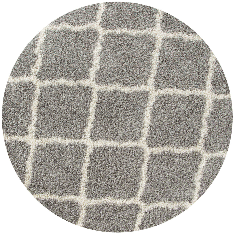 The Rugs Area Rug - Modern Luxury Shaggy Rug Berber Grey