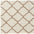 Moroccan Design Thick Shaggy Area Rugs Ivory Beige |The Rugs