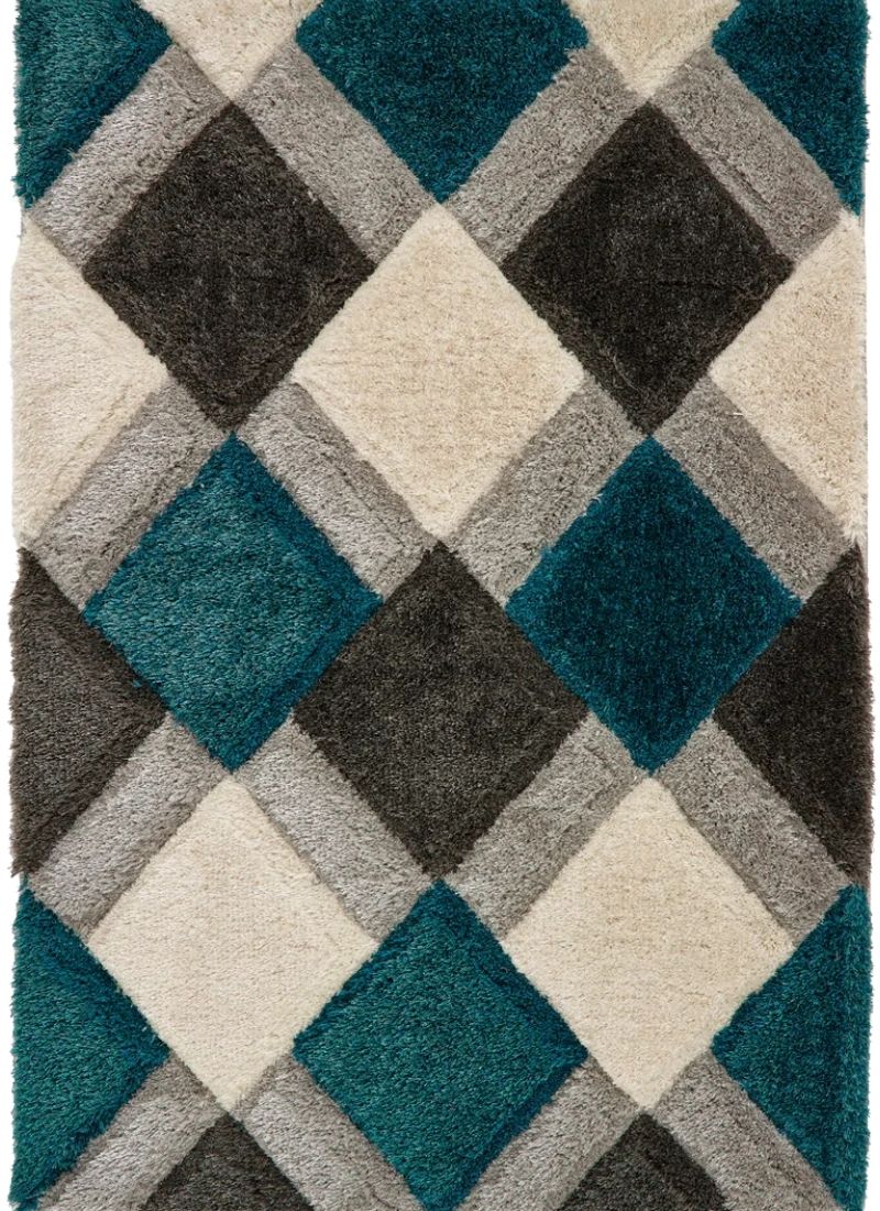 3D Geo Carved Rug – Geometric Design