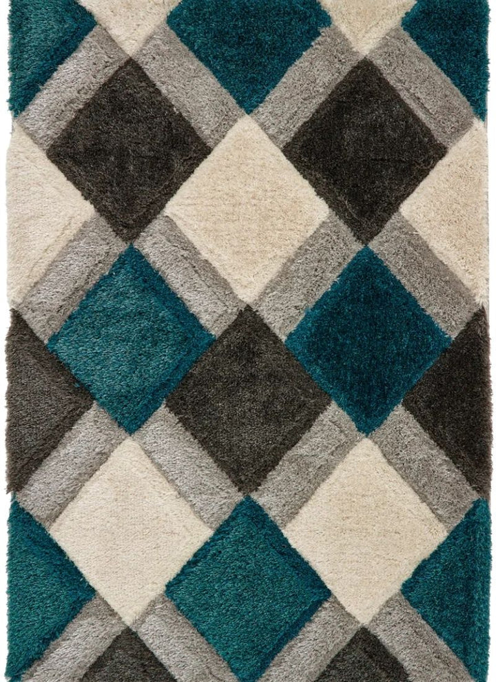 3D Geo Carved Rug – Geometric Design