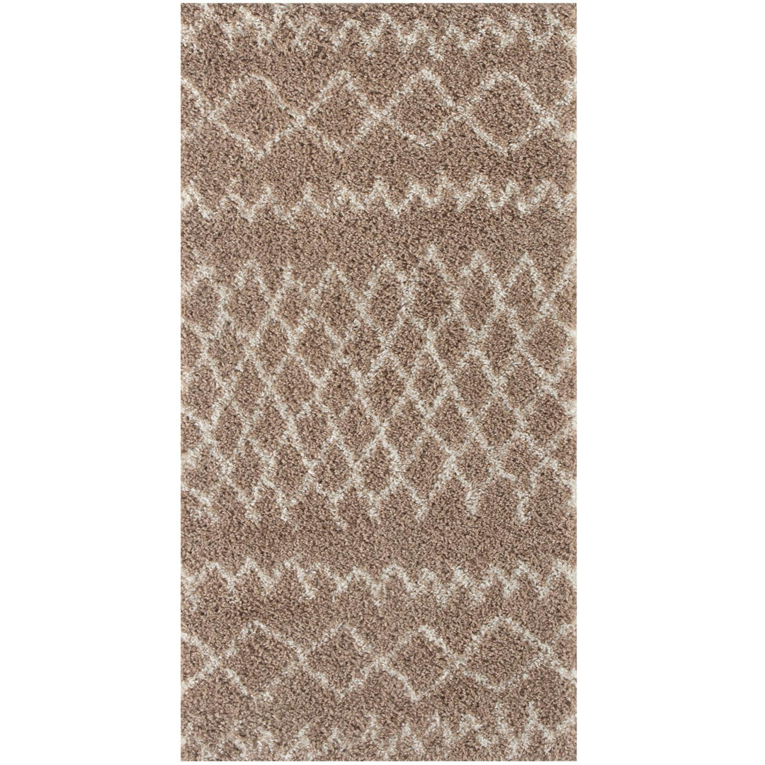 Moroccan Collection Shaggy Rugs in Beige | 920