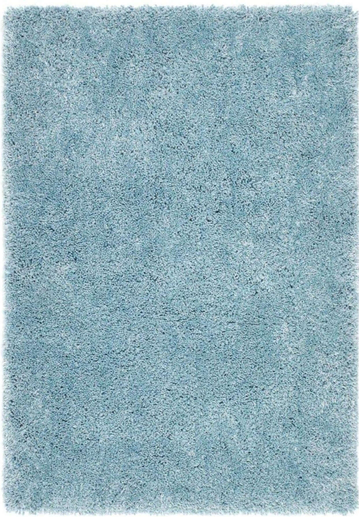 Chicago Duck Egg Blue Shaggy Rug | Luxurious | The Rugs