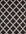 Black Trellis Design Outdoor Rug for Garden & Patio