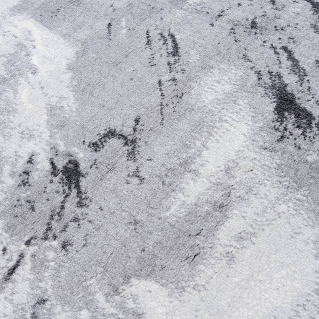Elaris Abstract Grey Rug, abstract design, non-shedding, easy to clean, eco-friendly|The Rugs