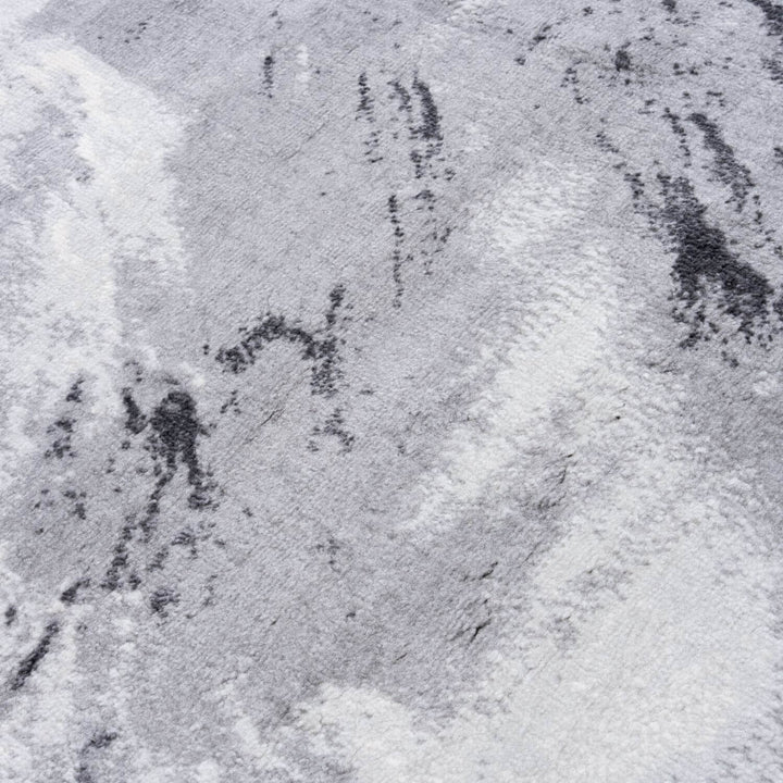 Elaris Abstract Grey Rug, abstract design, non-shedding, easy to clean, eco-friendly|The Rugs
