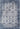 Living Room Rug Vintage Design in Blue Exclusive Elegant Pattern