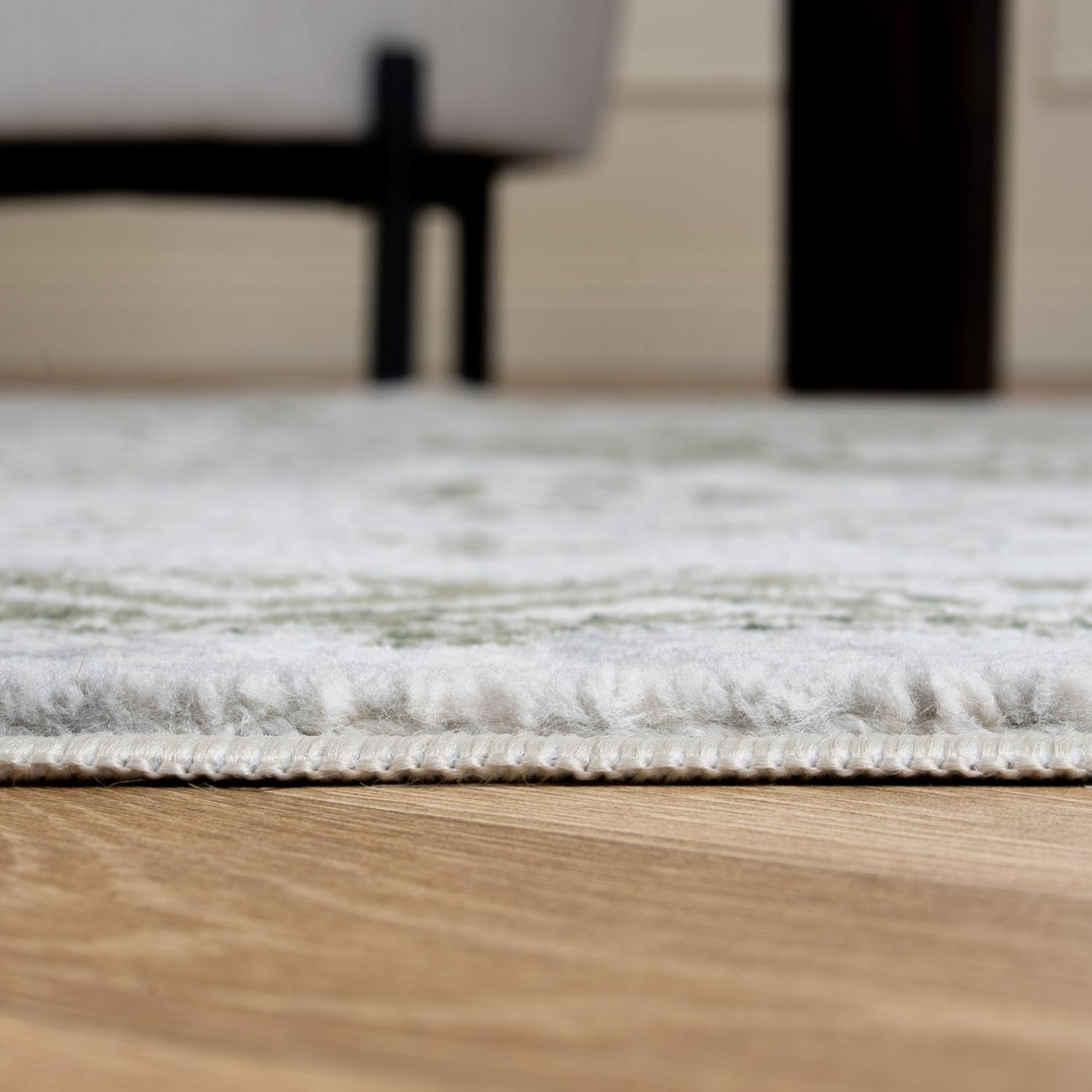 Montana Vintage Green Rug, fade-resistant, stain-resistant, easy to clean, eco-friendly | The Rugs