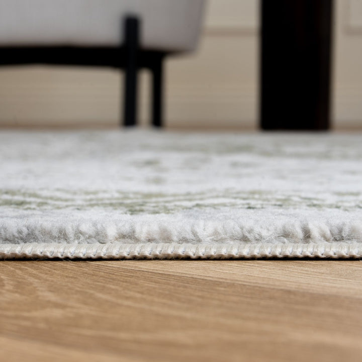 Montana Vintage Green Rug, fade-resistant, stain-resistant, easy to clean, eco-friendly | The Rugs