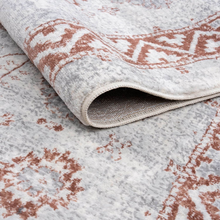 Abstract Montana Rose Vintage Rug, Satin-Resistant, Fade-Resistant, Easy To clean, Eco-Friendly | The Rugs