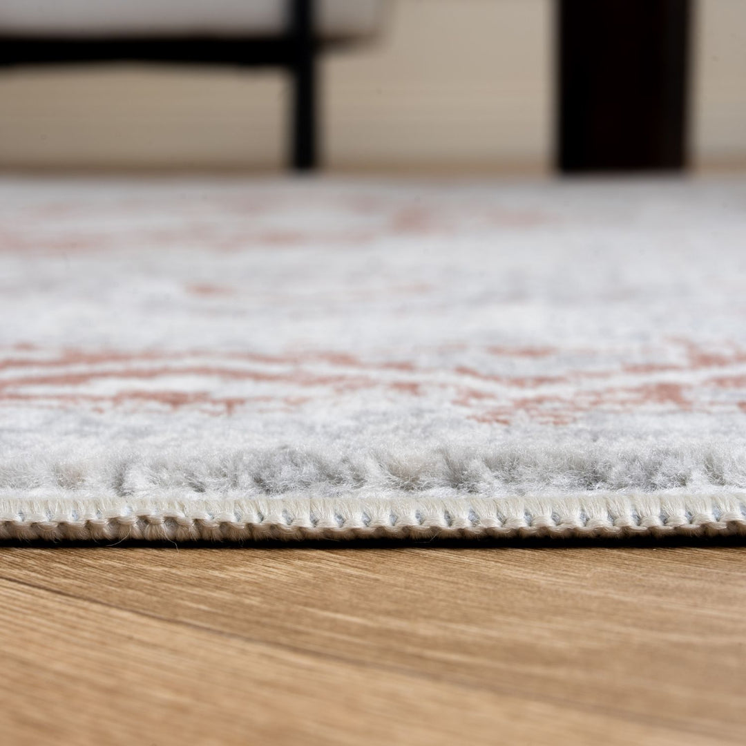 Abstract Montana Rose Vintage Rug, Satin-Resistant, Fade-Resistant, Easy To clean, Eco-Friendly | The Rugs