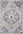 Living Room Rug Medallion Design in Grey
