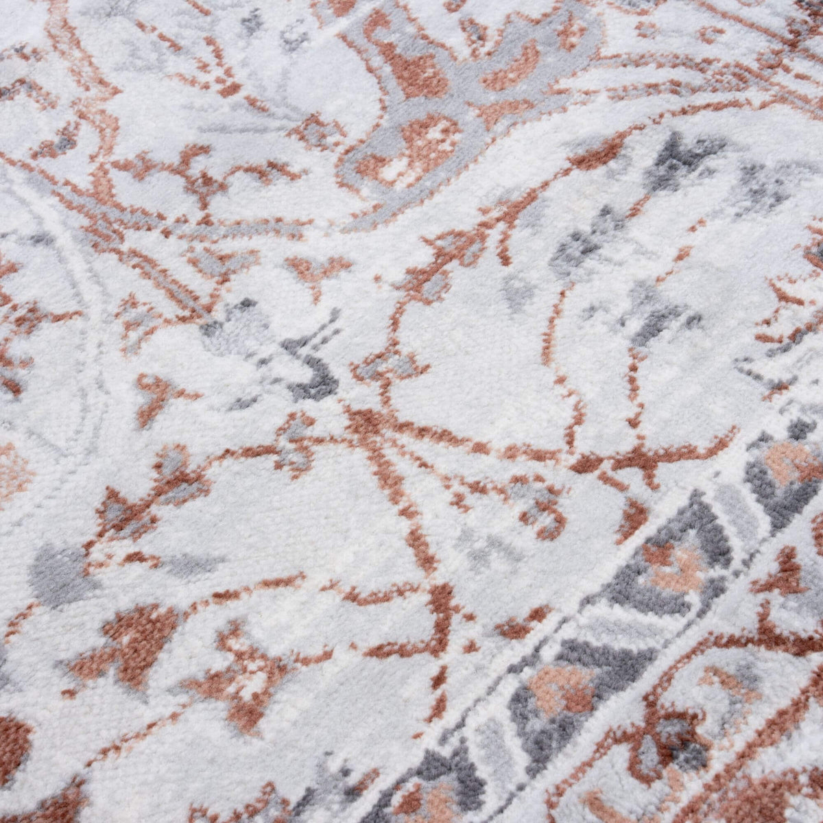 Montana Bordered Rose Rug, fade-resistant, stain-resistant, easy care rug|The Rugs