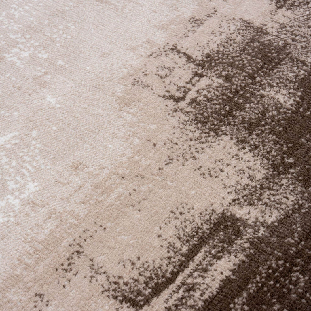 Elaris Abstract Beige Rug, abstract design, non-shedding, easy to clean, eco-friendly|The Rugs