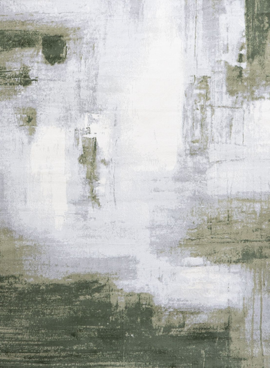Elaris Abstract Green Rug, Abstract, hard-wearing, non-shedding, stain-resistant | The Rugs
