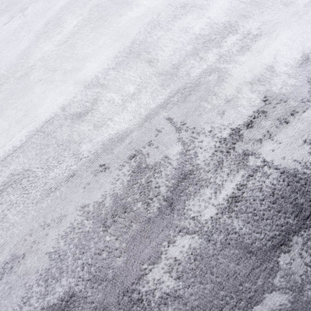 Elaris Abstract Grey Rug, abstract design, non-shedding, easy to clean, eco-friendly|The Rugs