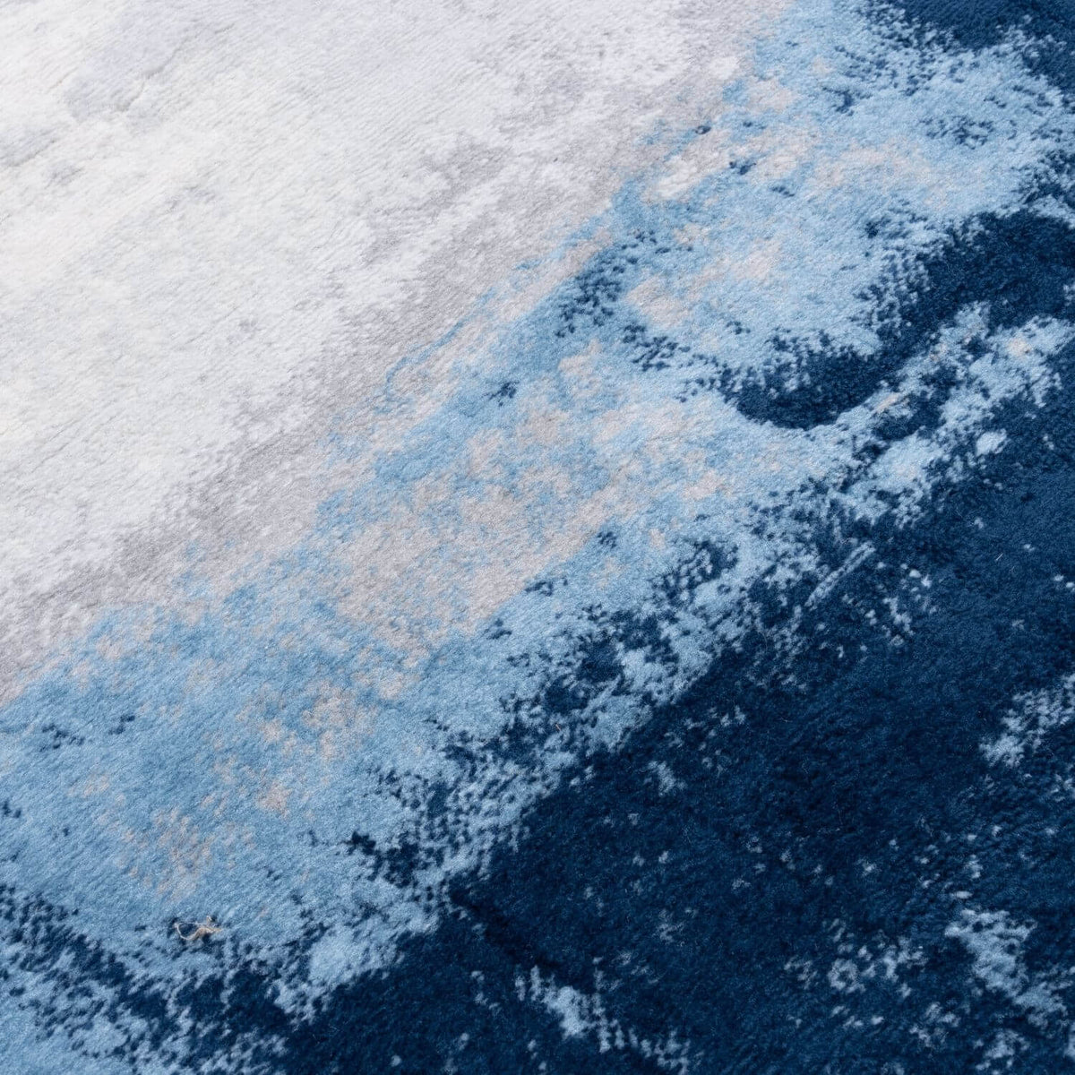 Elaris Abstract Navy Rug, Abstract, hard-wearing, eco-friendly, stain-resistant | The Rugs