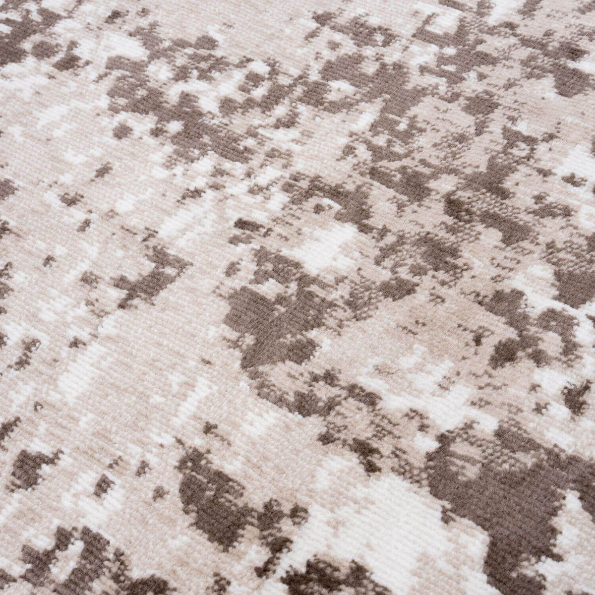 Elaris Brown abstract rug, jute backing, anti-static, non-shedding | The Rugs