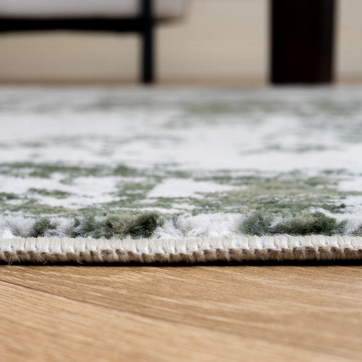 Elaris brown abstract rug, jute backing, anti-static, non-shedding|The Rugs