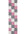 Geometric Design Thick Shaggy Area Rugs Pink