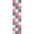 Geometric Design Thick Shaggy Area Rugs Pink