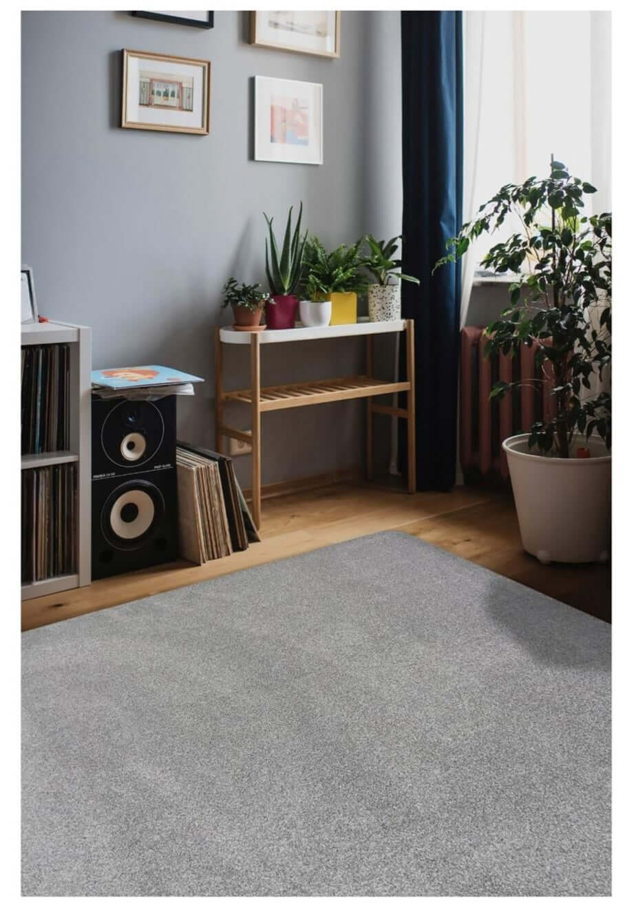 Eco-Friendly Recycled Grey Rug | Low Pile | The Rugs