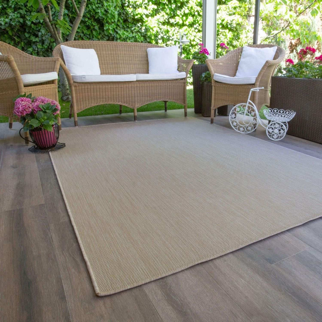 Beige Outdoor Rug for Garden & Patio | Durable & Stylish
